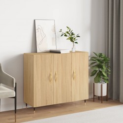 Sonata H Сайдборд, дъб сонома, 90x34x80 см, инженерно дърво - Corpuri, vitrine, biblioteci modulare
