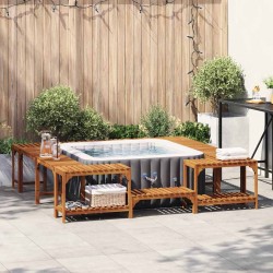 Sonata H Около хидромасажна вана Кафяв 230 x 230 см - Piscine și spa