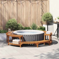 Sonata H Околоид за гореща вана Кафяв Ø255 см - Piscine și spa