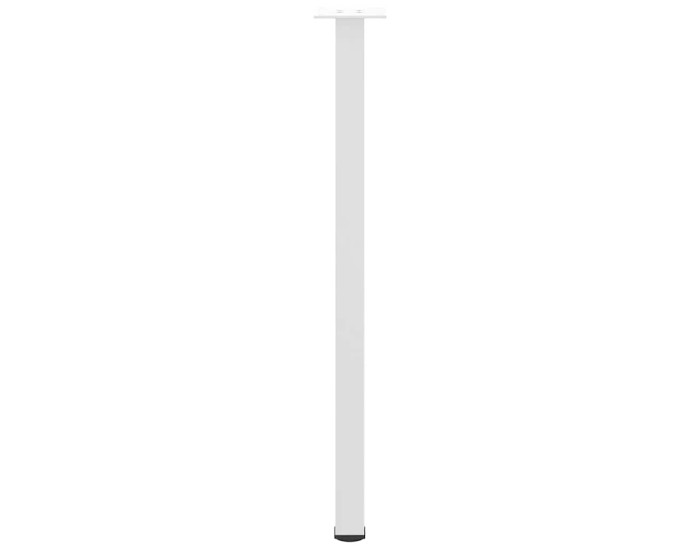 Sonata Picioare masă consolă, 4 buc., alb, 72-74 cm, oțel