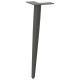 Sonata Picioare pentru măsuță de cafea, formă conică, 4 buc., antracit, 30-31 cm, oțel