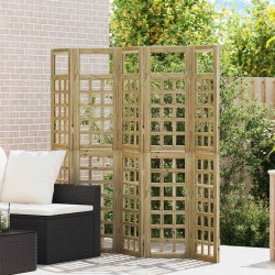 Sonata H Скрин за уединение на открито 5 pcs Кафяво 200 x 180 cm - Electrocasnice și accesorii pentru living