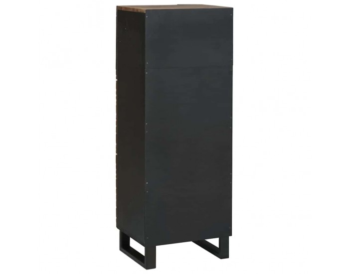 Sonata H Шкафче Кафяво 40 x 33 x 110 см мангово дърво масив