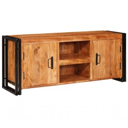 Sonata H ТВ шкаф Кафяво 120 x 30 x 50 cm Акациево дърво масив - Comode TV