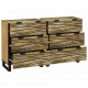 Sonata H Скейдбордове 2 pcs Кафяво 60 x 33.5 x 75 см мангово дърво масив