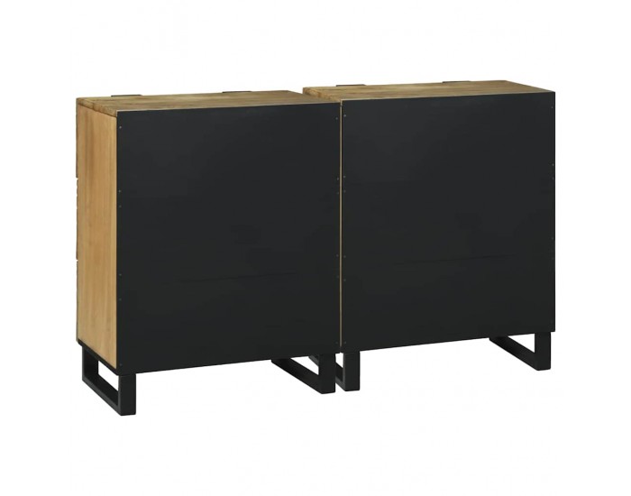 Sonata H Скейдбордове 2 pcs Кафяво 60 x 33.5 x 75 см мангово дърво масив