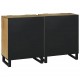 Sonata H Скейдбордове 2 pcs Кафяво 60 x 33.5 x 75 см мангово дърво масив