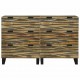 Sonata H Скейдбордове 2 pcs Кафяво 60 x 33.5 x 75 см мангово дърво масив