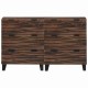 Sonata Set de bufet 2 buc. castan 120 x 33 x 75 cm Lemn de mango solid