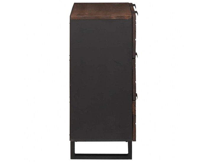 Sonata H Скейдбордове 2 pcs Кафяво 60 x 33.5 x 75 см мангово дърво масив