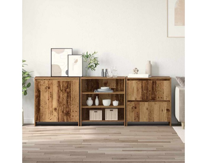 Sonata H Скейдбордове 3 pcs Старо дърво 70 x 41 x 75 см Инженерно дърво