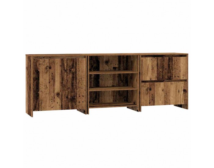 Sonata H Скейдбордове 3 pcs Старо дърво 70 x 41 x 75 см Инженерно дърво