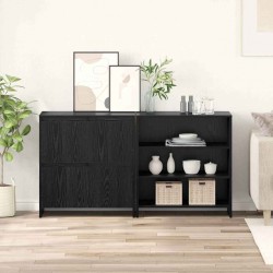 Sonata H Скейдбордове 2 pcs Черен дъб 70 x 41 x 75 см Инженерно дърво - Corpuri, vitrine, biblioteci modulare