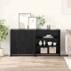Sonata H Скейдбордове 2 pcs Черен дъб 70 x 41 x 75 см Инженерно дърво