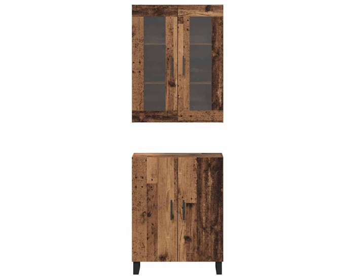 Sonata Bufet 2 buc. Lemn vechi 69,5 x 34 x 180 cm Lemn prelucrat