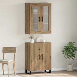 Sonata H Висок шкаф дъб артизан 69.5 x 34 x 90 см Инженерно дърво - Corpuri, vitrine, biblioteci modulare