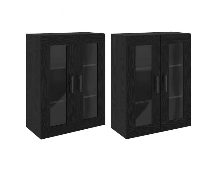 Sonata H Стенни шкафове 2 pcs Черен дъб 69.5 x 34 x 90 см