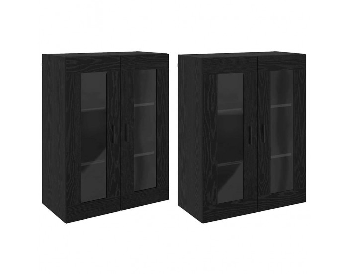 Sonata H Стенни шкафове 2 pcs Черен дъб 69.5 x 34 x 90 см