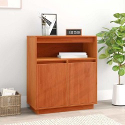 Sonata H Служебен шкаф Восъчнокафяв 70 x 34 x 80 см Борово дърво масив - Corpuri, vitrine, biblioteci modulare