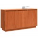Sonata H Служебен шкаф Кафяво 111 x 34 x 60 см Масивна борова дървесина