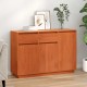 Sonata H Служебен шкаф Восъчнокафяв 110 x 34 x 75 см Борово дърво масив