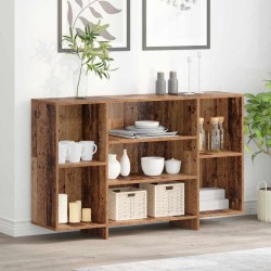 Sonata H Служебен шкаф Старо дърво 120 x 30 x 75 см Инженерно дърво - Corpuri, vitrine, biblioteci modulare