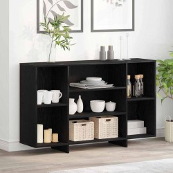Sonata H Служебен шкаф Черен дъб 120 x 30 x 75 см Инженерно дърво - Corpuri, vitrine, biblioteci modulare