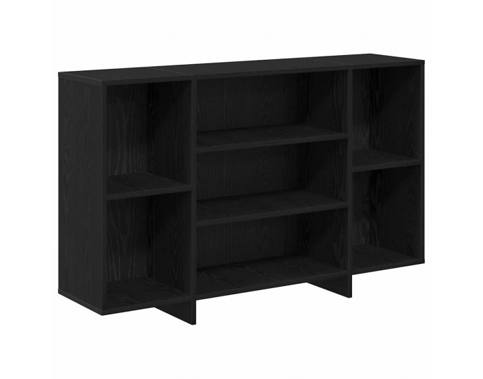 Sonata H Служебен шкаф Черен дъб 120 x 30 x 75 см Инженерно дърво