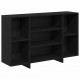 Sonata H Служебен шкаф Черен дъб 120 x 30 x 75 см Инженерно дърво