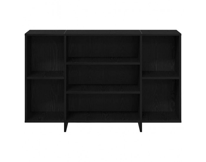 Sonata H Служебен шкаф Черен дъб 120 x 30 x 75 см Инженерно дърво