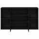 Sonata H Служебен шкаф Черен дъб 120 x 30 x 75 см Инженерно дърво