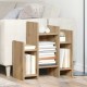 Sonata H Страничен шкаф дъб артизан 60 x 26 x 60 см Инженерно дърво