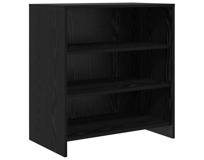 Sonata H Служебен шкаф Черно 70 x 41 x 75 см Инженерно дърво
