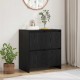 Sonata H Служебен шкаф Черен дъб 70 x 41 x 75 см Инженерно дърво