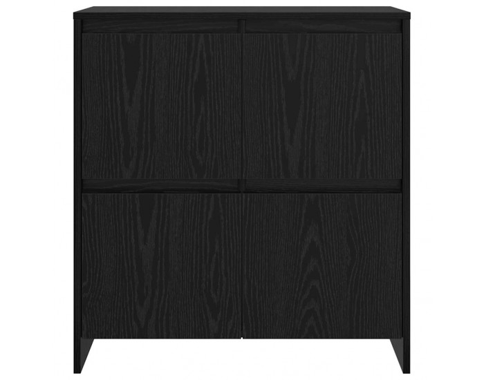 Sonata H Служебен шкаф Черен дъб 70 x 41 x 75 см Инженерно дърво