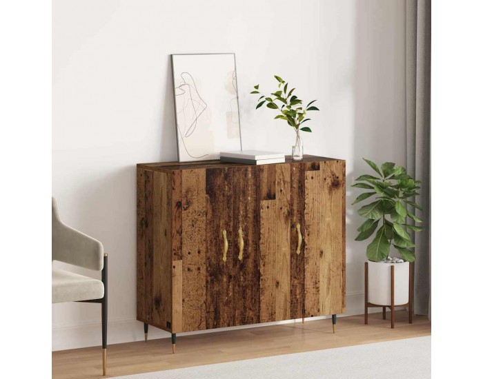 Sonata H Служебен шкаф Кафяво 90 x 34 x 80 см Инженерно дърво