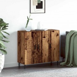 Sonata H Служебен шкаф Кафяво 90 x 34 x 80 см Инженерно дърво - Corpuri, vitrine, biblioteci modulare