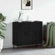 Sonata H Служебен шкаф Черно 90 x 34 x 80 см Инженерно дърво
