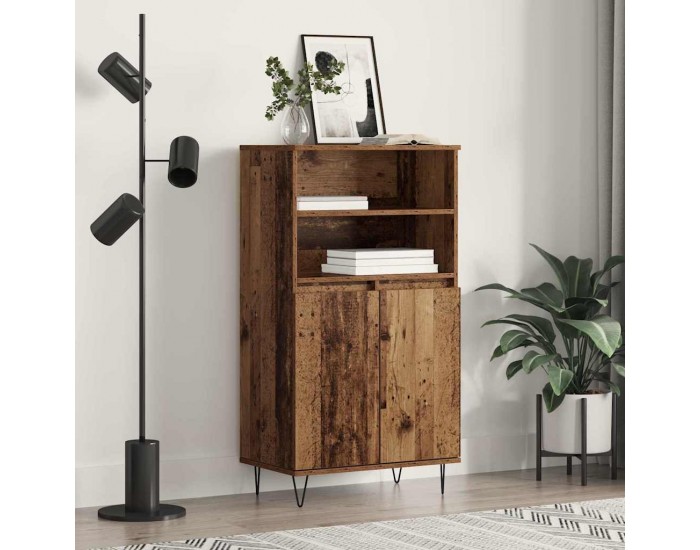 Sonata H Висок шкаф Кафяво 60 x 36 x 110 см Инженерно дърво
