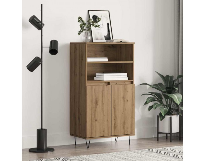 Sonata H Висок шкаф Кафяво 60 x 36 x 110 см Инженерно дърво