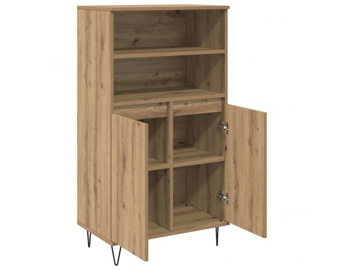 Sonata H Висок шкаф Кафяво 60 x 36 x 110 см Инженерно дърво