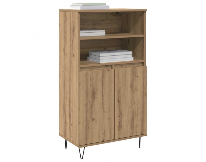 Sonata H Висок шкаф Кафяво 60 x 36 x 110 см Инженерно дърво
