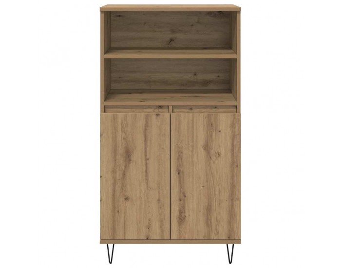 Sonata H Висок шкаф Кафяво 60 x 36 x 110 см Инженерно дърво