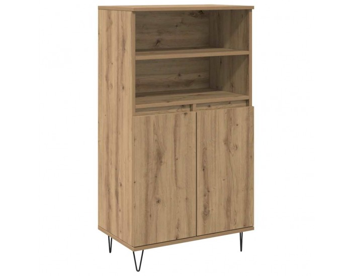 Sonata H Висок шкаф Кафяво 60 x 36 x 110 см Инженерно дърво