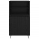 Sonata H Висок шкаф Черно 60 x 36 x 110 см Инженерно дърво