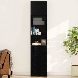 Sonata H Стенен шкаф Черен дъб 50 x 42.5 x 40 см Инженерно дърво - Corpuri, vitrine, biblioteci modulare