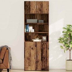 Sonata H Стенен шкаф Старо дърво 80 x 42.5 x 40 см Инженерно дърво - Corpuri, vitrine, biblioteci modulare