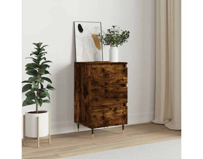 Sonata H Бюфет опушен дъб 40x35x70 см инженерно дърво
