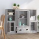 Sonata H Високи шкафове, 3 бр, сив сонома, инженерно дърво
