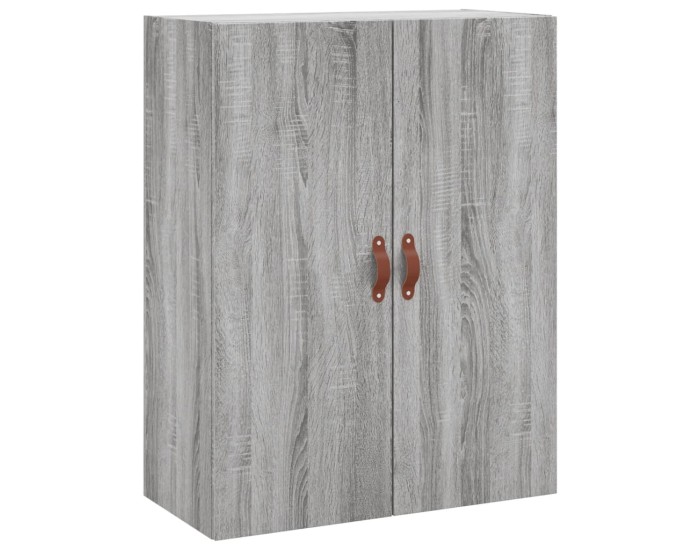 Sonata Dulapuri montate pe perete, 2 buc, gri sonoma, 69,5x34x90 cm